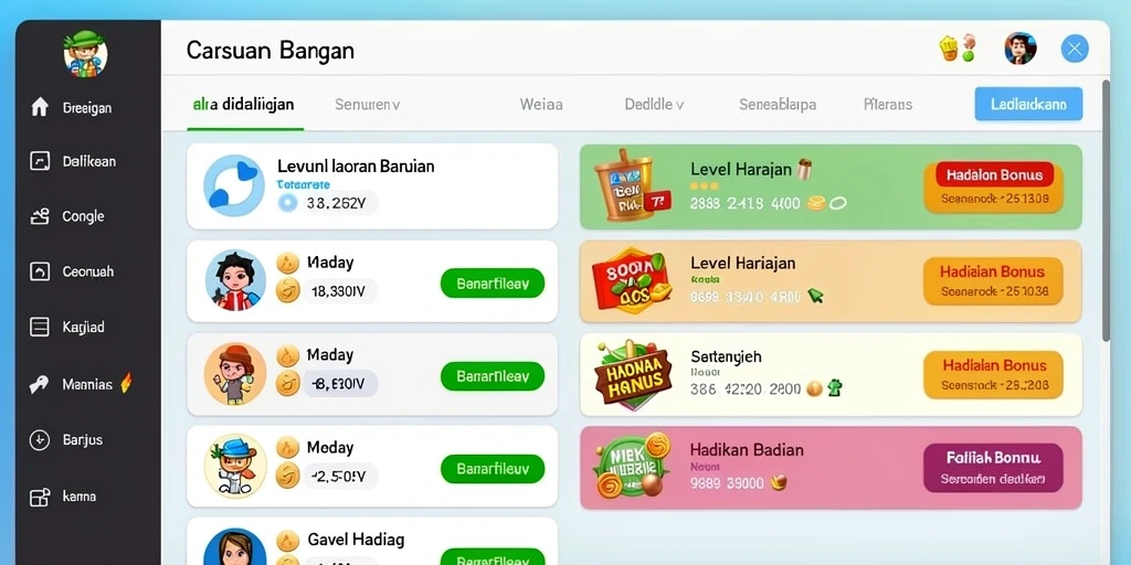 atom138 - Lihat berbagai senjata unik yang tersedia dalam permainan.